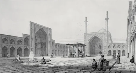 Große Freitagsmoschee (Masjid-i Djum-ah) in Isfahan, aus 